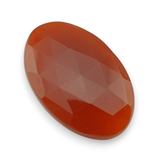 Karneol kaboszon fasetowany 33x21 mm nr 54