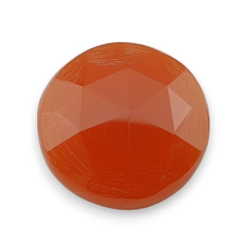 Karneol kaboszon fasetowany fi 20 mm nr 78 Karneol kaboszon fasetowany fi 20 mm nr 78