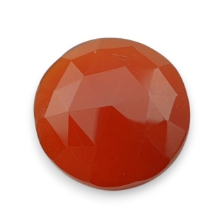 Karneol kaboszon fasetowany fi 22 mm nr 55