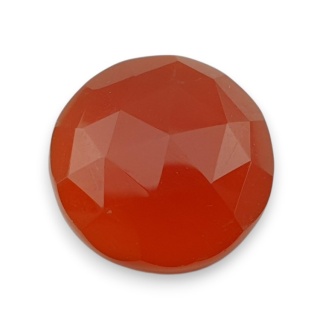 Karneol kaboszon fasetowany fi 22 mm nr 55