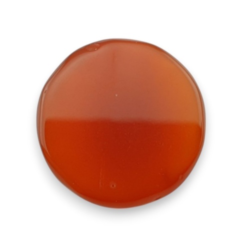 Karneol kaboszon fasetowany fi 22 mm nr 55 Karneol kaboszon fasetowany fi 22 mm nr 55