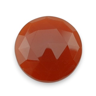 Karneol kaboszon fasetowany fi 22 mm nr 56