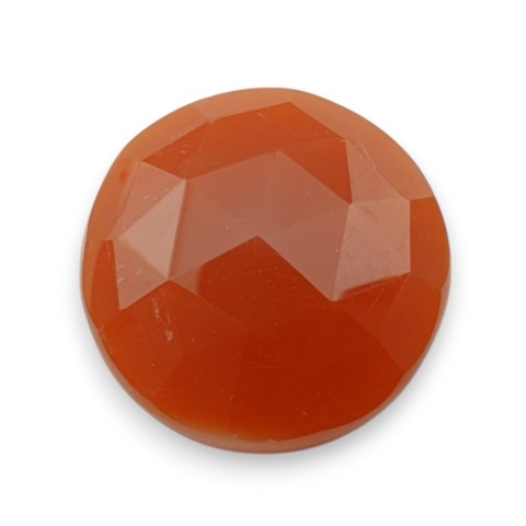 Karneol kaboszon fasetowany fi 23 mm nr 64 Karneol kaboszon fasetowany fi 23 mm nr 64