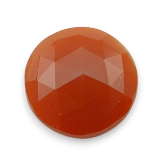Karneol kaboszon fasetowany fi 23 mm nr 64
