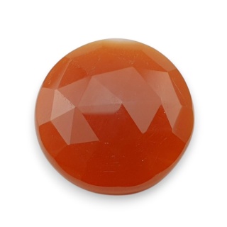 Karneol kaboszon fasetowany fi 24 mm nr 62