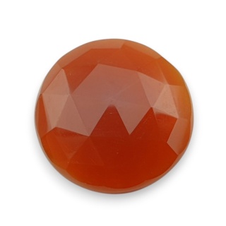 Karneol kaboszon fasetowany fi 24 mm nr 69