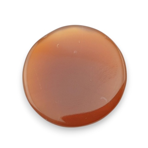 Karneol kaboszon fasetowany fi 24 mm nr 69 Karneol kaboszon fasetowany fi 24 mm nr 69