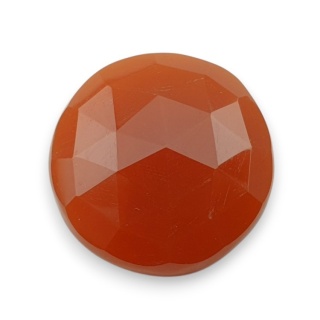 Karneol kaboszon fasetowany fi 24 mm nr 76