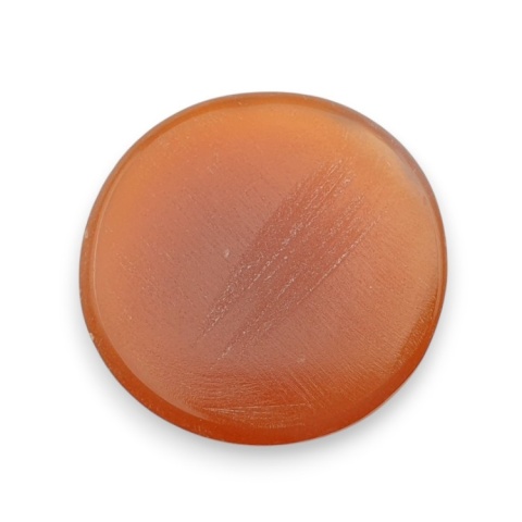 Karneol kaboszon fasetowany fi 25 mm nr 48 Karneol kaboszon fasetowany fi 25 mm nr 48