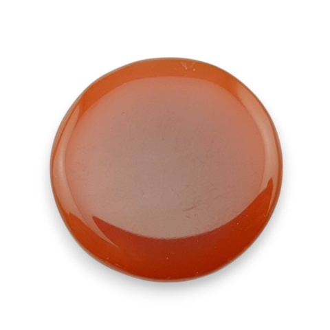 Karneol kaboszon fasetowany fi 26 mm nr 61 Karneol kaboszon fasetowany fi 26 mm nr 61