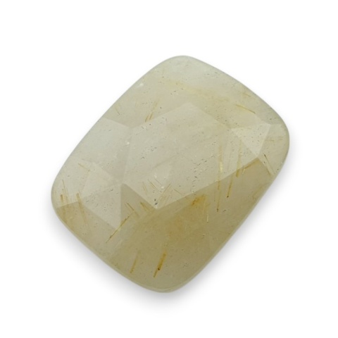 Kwarc z rutylem kaboszon fasetowany 23x18 mm nr 1 Kwarc z rutylem kaboszon fasetowany 23x18 mm nr 1