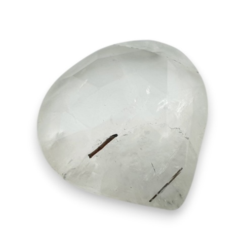 Kwarc z turmalinem kaboszon fasetowany 25x28 mm nr 6 Kwarc z turmalinem kaboszon fasetowany 25x28 mm nr 6