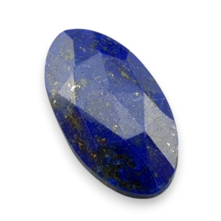 Lapis lazuli kaboszon fasetowany 22x12 mm nr 41