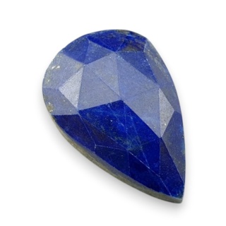 Lapis lazuli kaboszon fasetowany 23x15 mm nr 36
