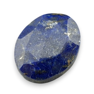 Lapis lazuli kaboszon fasetowany 23x18 mm nr 23