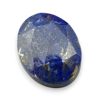 Lapis lazuli kaboszon fasetowany 23x18 mm nr 23