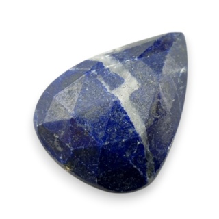 Lapis lazuli kaboszon fasetowany 24x18 mm nr 22