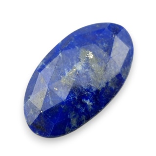 Lapis lazuli kaboszon fasetowany 25x14 mm nr 35