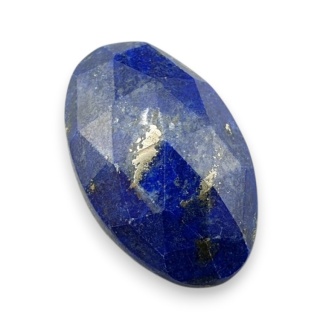 Lapis lazuli kaboszon fasetowany 25x15 mm nr 31