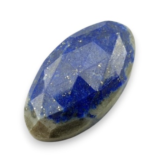 Lapis lazuli kaboszon fasetowany 26x14 mm nr 39
