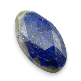 Lapis lazuli kaboszon fasetowany 26x14 mm nr 39