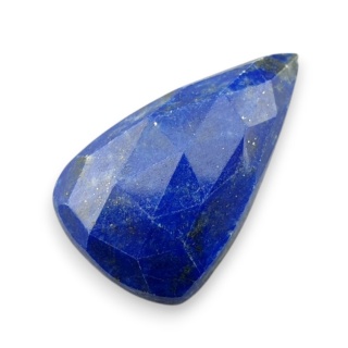 Lapis lazuli kaboszon fasetowany 26x15 mm nr 28