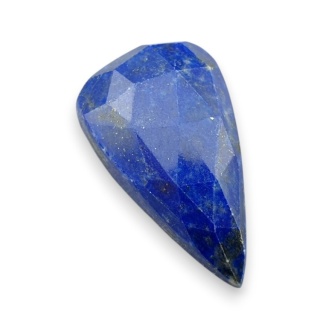 Lapis lazuli kaboszon fasetowany 26x15 mm nr 28