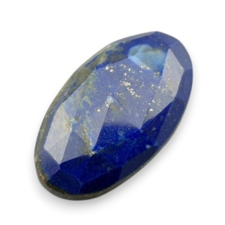 Lapis lazuli kaboszon fasetowany 26x15 mm nr 38