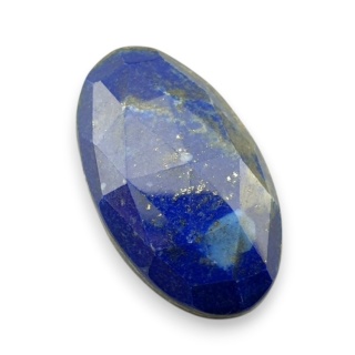 Lapis lazuli kaboszon fasetowany 26x15 mm nr 38