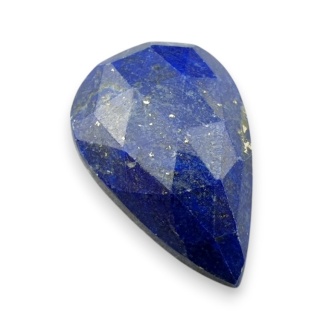 Lapis lazuli kaboszon fasetowany 26x17 mm nr 20