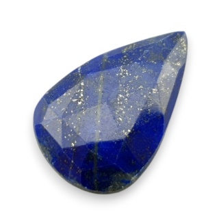 Lapis lazuli kaboszon fasetowany 26x17 mm nr 44