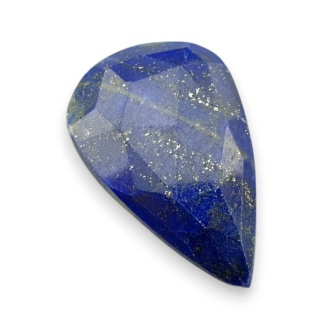 Lapis lazuli kaboszon fasetowany 26x17 mm nr 44