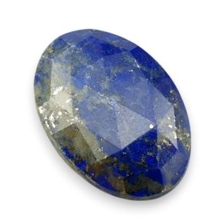 Lapis lazuli kaboszon fasetowany 26x18 mm nr 26