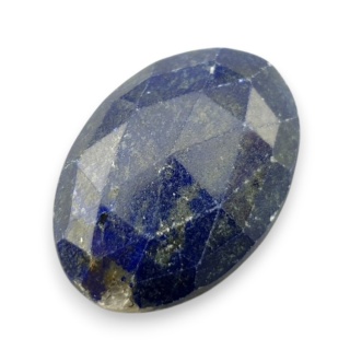 Lapis lazuli kaboszon fasetowany 26x18 mm nr 34