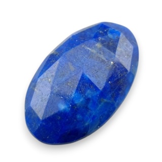 Lapis lazuli kaboszon fasetowany 27x17 mm nr 25