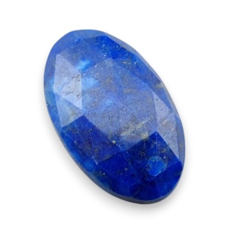 Lapis lazuli kaboszon fasetowany 27x17 mm nr 25