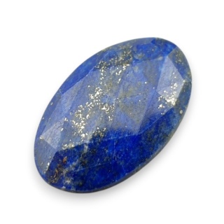 Lapis lazuli kaboszon fasetowany 27x17 mm nr 32