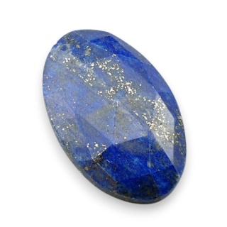 Lapis lazuli kaboszon fasetowany 27x17 mm nr 32