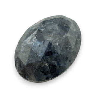 Larvikit kaboszon fasetowany 28x20 mm nr 19