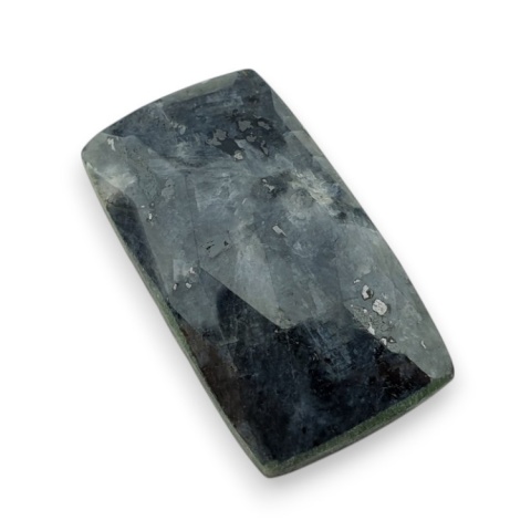 Larvikit kaboszon fasetowany 29x16 mm nr 4 Larvikit kaboszon fasetowany 29x16 mm nr 4