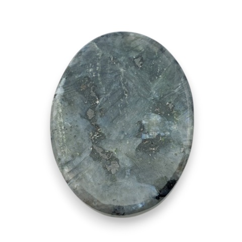 Larvikit kaboszon fasetowany 29x21 mm nr 16 Larvikit kaboszon fasetowany 29x21 mm nr 16