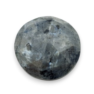 Larvikit kaboszon fasetowany fi 22 mm nr 25