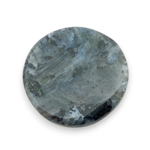 Larvikit kaboszon fasetowany fi 22 mm nr 25 Larvikit kaboszon fasetowany fi 22 mm nr 25