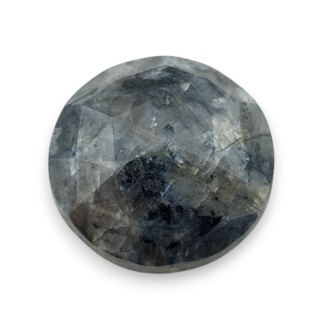 Larvikit kaboszon fasetowany fi 25 mm nr 15