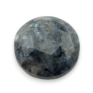Larvikit kaboszon fasetowany fi 25 mm nr 15