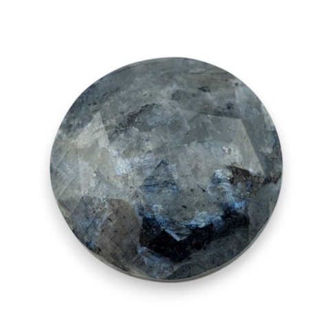 Larvikit kaboszon fasetowany fi 25 mm nr 17 Larvikit kaboszon fasetowany fi 25 mm nr 17