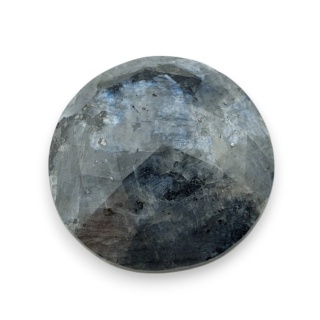 Larvikit kaboszon fasetowany fi 25 mm nr 17