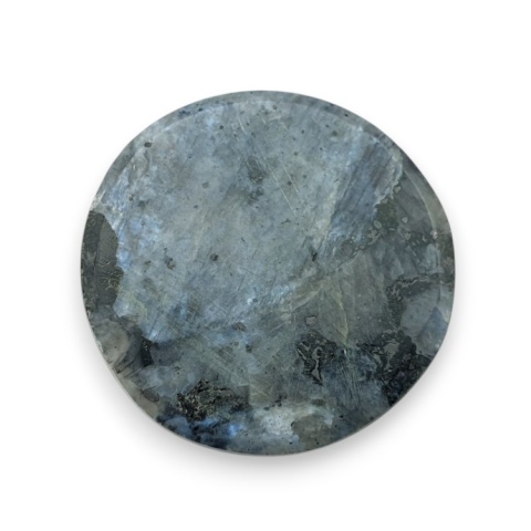 Larvikit kaboszon fasetowany fi 25 mm nr 17 Larvikit kaboszon fasetowany fi 25 mm nr 17