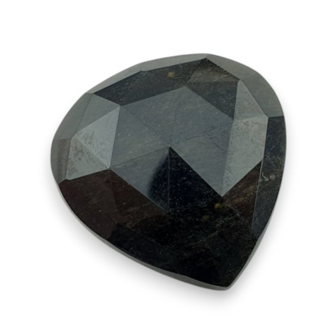 Obsydian złoty kaboszon fasetowany 23x22 mm nr 6 Obsydian złoty kaboszon fasetowany 23x22 mm nr 6