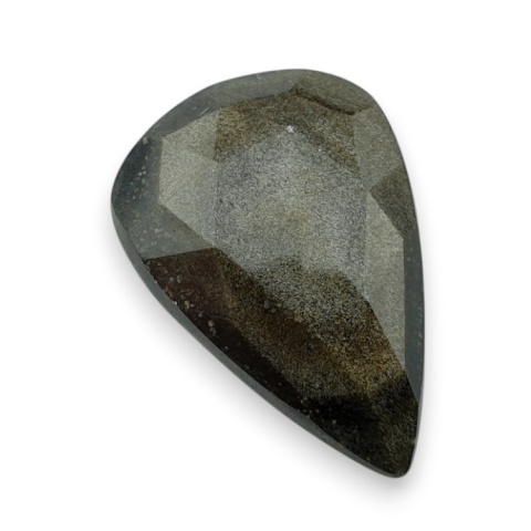 Obsydian złoty kaboszon fasetowany 27x18 mm nr 42 Obsydian złoty kaboszon fasetowany 27x18 mm nr 42